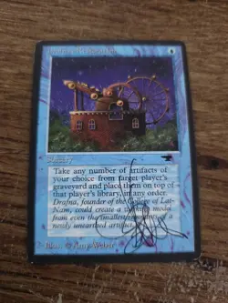 Drafna's Restoration Antiquties SIGNED By Amy Weber Magic The Gathering - Image 1