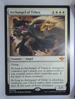 Archangel of Tithes - M2 - MTG - Outlaws of Thunder Junction (OTJ) - Image 1