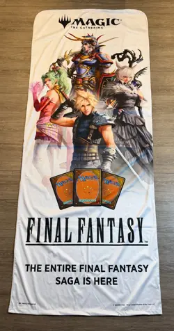 Magic The Gathering: Final Fantasy Fabric Store Banner 89" X 36" - Image 4