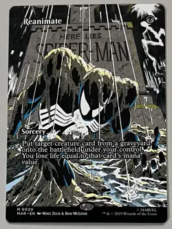 MTG Marvel Universe Reanimate Sorcery MYTHIC REGULAR #0020 - Image 1