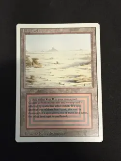 Badlands Revised Edition Dual Land Magic: The Gathering NM/LP condition - Image 1