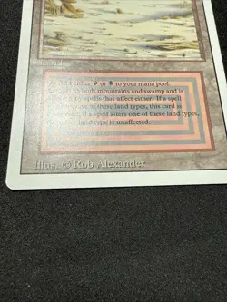 Badlands Revised Edition Dual Land Magic: The Gathering NM/LP condition - Image 2