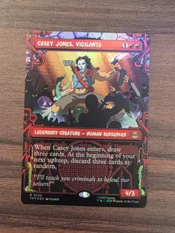 Casey Jones, Vigilante (0235) (Showcase) #235 (Foil) (NM) TMT Magic MTG - Image 1