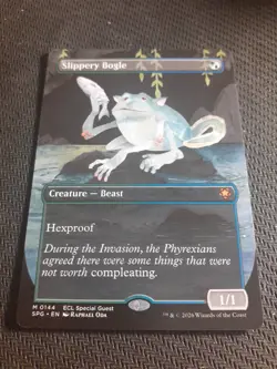 0144 Slippery Bogle - Lorwyn Eclipsed - Borderless Special Guest - MTG - Image 1