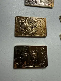 Pokemon 23K Gold Plated Cards 1999 Burger King Full set Charizard Pikachu - Image 5