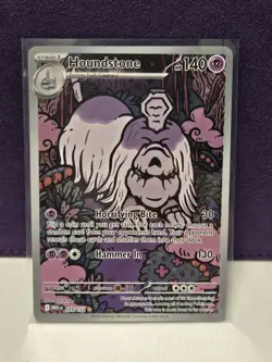 Pokemon Mega Evolutions Houndstone Trading Card 145/132 Tcg Full Art Holo - Image 1