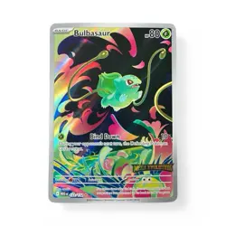 Pokemon Bulbasaur 133/132 Illustration Rare Holo Mega Evolution Stamp NM Chase - Image 1