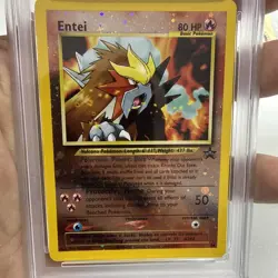 2001 Pokemon Game Entei-rev.foil #34 Pokemon 3 Movie Promo PSA 7 NM - Image 3