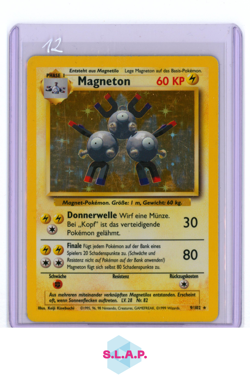 MAGNETON HOLO POKEMON 9/102 1999 BASE SET GOOD DEUTSCH - Image 1