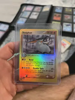 Pokemon Holo Lot 3 Cards Crawdaunt Donphan Poochyena 2003 Ereader Reverse Holo - Image 3