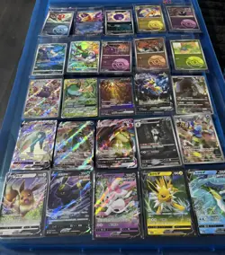 Pokemon TCG Chinese Joblot Bundle ar Sr rainbows 151 promos Vaporeon Sars x25 - Image 1