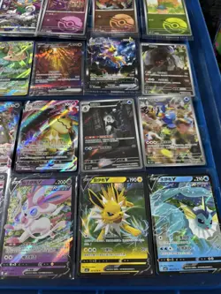 Pokemon TCG Chinese Joblot Bundle ar Sr rainbows 151 promos Vaporeon Sars x25 - Image 5