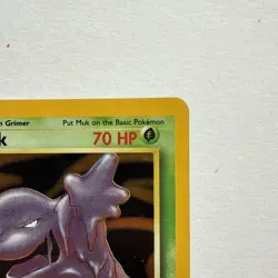 Pokemon TCG Muk Fossil Holo Rare Card 13/62 MP WOTC 2 - Image 4