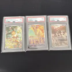 Lot Of 3 PSA Graded Pokemon Cards PSA 9 - Image 1