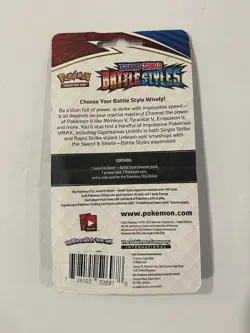 Pokemon Battle Styles Checklane Blister Charmander New Sealed TCG Booster Pack - Image 2