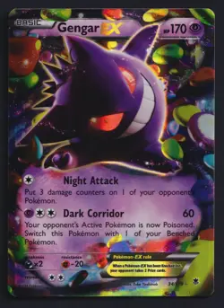 Pokemon TCG Gengar EX 34/119 XY Phantom Forces - Image 1