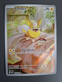 Pokemon TCG Yamper 99/94 Phantasmal Flames | Illustration Rare | NM/M - Image 1