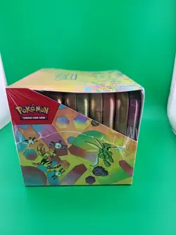 POKEMON SCARLET & VIOLET SV 151 FACTORY SEALED 10 MINI TIN DISPLAY - Image 4
