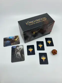 *BOX & DICE ONLY* Lord of the Rings Gift Bundle & Oversized Spindown MTG - Image 1