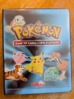 1999 Pokemon Kellogg's Canada Cereal Complete Set of 20 Cards Plus Album Rare - Image 1