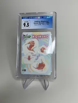 1998 POCKET MONSTERS SEALDASS FANCY GRAFFITI #19 KOIKING CGC 9.5 Magikarp - Image 1