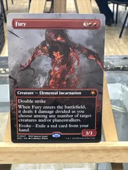MTG *Fury Borderless X1* (NM) Modern Horizons 3 Special Guest Magic - Image 1