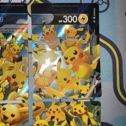 Pikachu V-Union SwSH Black Star Promo Set of 4 Pokemon TCG Promo Cards English - Image 5