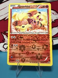 Pokemon Growlithe Legendary Treasures RC Reverse Holo RC4/RC25 80 HP English - Image 1