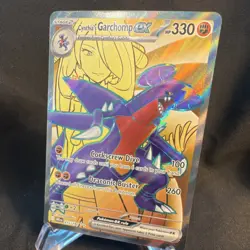 Pokemon Cynthia's Garchomp ex 215/182 Sv10 Destined Rivals Ultra Rare - NM - Image 2