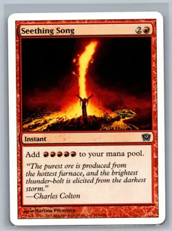 Magic The Gathering 9th Edition Seething Song #216/350 MTG TCG CCG Ninth - Image 1