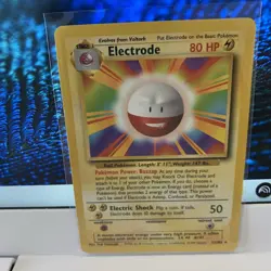 Pokemon TCG - ELECTRODE - 21/102 - RARE - UNLIMITED - BASE SET (1999) - NM - Image 3