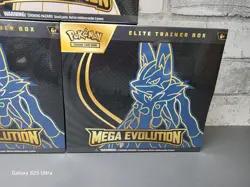 3x Brand New Sealed Pokemon TCG Mega Evolution Base Set ETB’s Lucario Gardevoir - Image 3