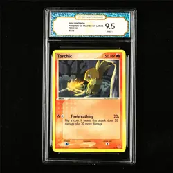 TQG 9.5 MINT+ 2004 Pokemon ENG Torchic 7/10 - Image 1