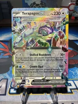 2024 Pokemon Stellar Crown Terapagos ex 128/142 - Image 1