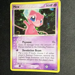 NM Pokemon Mew Holo Promo 50HP Basic Psychic Nintendo 040 Pokemon TCG Eng 2006 - Image 1
