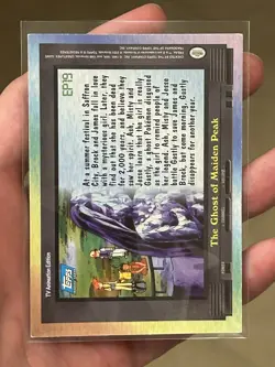 2000 Topps The Ghost Of Maiden Peak Pokemon TV Animation Series 2 EP19 Holo Foil - Image 5