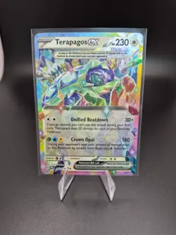 Terapagos ex 128/142 Pokemon TCG Sv07: Stellar Crown Double Rare - Image 1