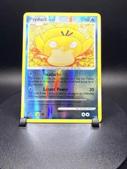 Psyduck 87/127 Pokemon Platinum Reverse Holo LP - MP Tomokazu Komiya Rare Chase - Image 1