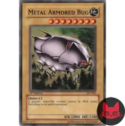Yugioh Metal Armored Bug AST-005 Common 1st Edition LP - Image 1