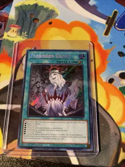 Yugioh Forbidden Crown BPRO-EN067 Secret Rare 1st Edition Near Mint - Image 1