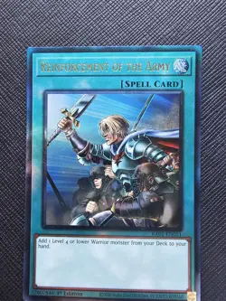 Reinforcement Of The Army Prismatic Ultimate Rare RA01-EN051 1st Edition - Image 1