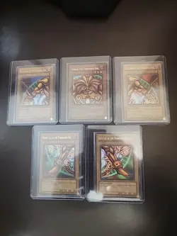 Yu-Gi-Oh! Complete Exodia The Forbidden One Set YGLD-ENA 1st Edition NM - Image 1