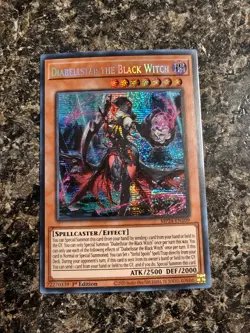 Yugioh Diabellstar The Black Witch - MP24-EN109 - Prismatic Secret Rare - NM - Image 1