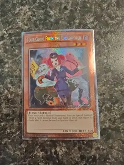 Yugioh Tour Guide From The Underworld - RA04-EN157 - Platinum Secret Rare - NM - Image 1