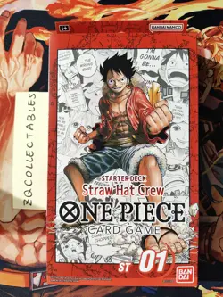 One Piece TCG ST01 Starter Deck Straw Hat Crew English Brand New Sealed - Image 1