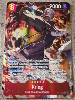 One Piece Krieg Alt Art SR Adventure On Kami's Island Op-15 English - Image 1