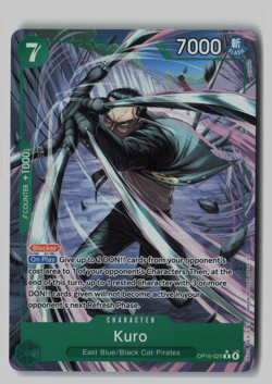 One Piece TCG - Kuro (Alt Art) OP15-025 R - Adventure on Kami's Island - Image 1
