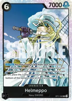 Foil - Helmeppo - OP11 / NM / English One Piece TCG - Image 1