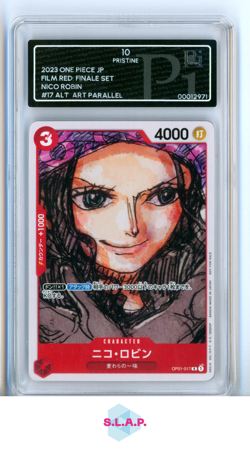 NICO ROBIN ONE PIECE OP01-017 2023 FILM RED FINALE SET ALT ART PARALLEL JP PI 10 - Image 1