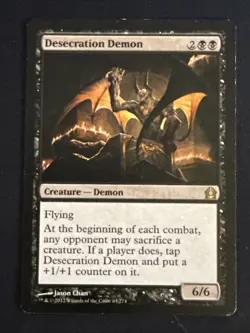 1x Desecration Demon (63) Return to Ravnica MP MTG Magic the Gathering x1 MKE - Image 1